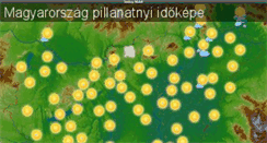 Desktop Screenshot of m.idokep.hu